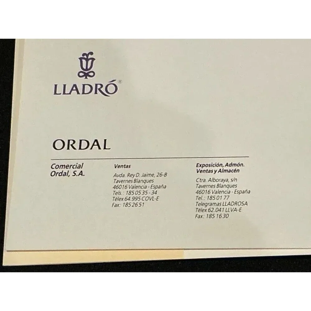 Vintage Lladro  Collectors Series Limitadas & Catalog Book Collection 5pc Lot VG
